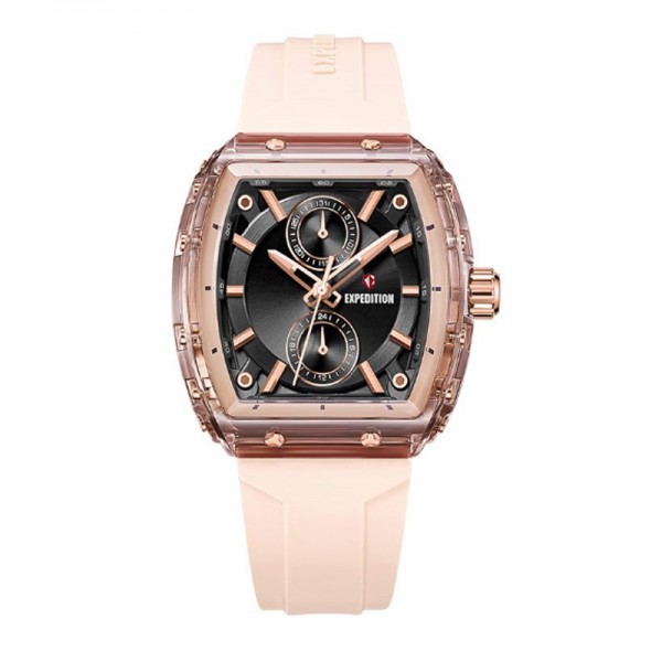 Expedition 6814 Rosegold Black Peach Rubber Lady MFRRGDGPN